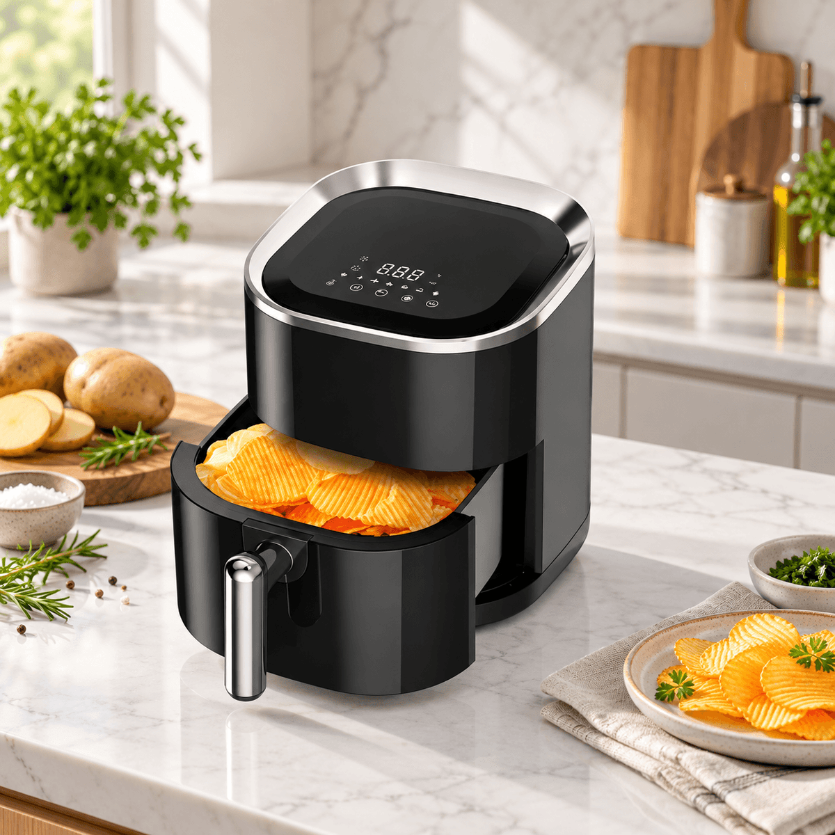 Premium Digital Air Fryer with Smart Touch Display